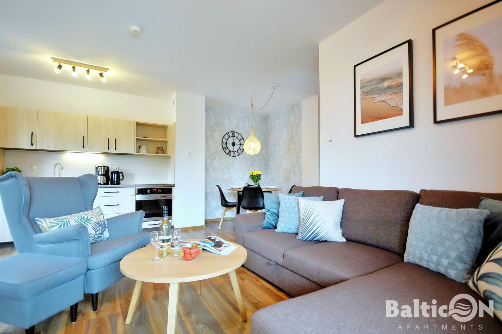 Apartamenty Balticon Polanki - Sauna, Fitness Inclusive - Basen Latem, Pool Im Sommer コウォブジェク 部屋 写真