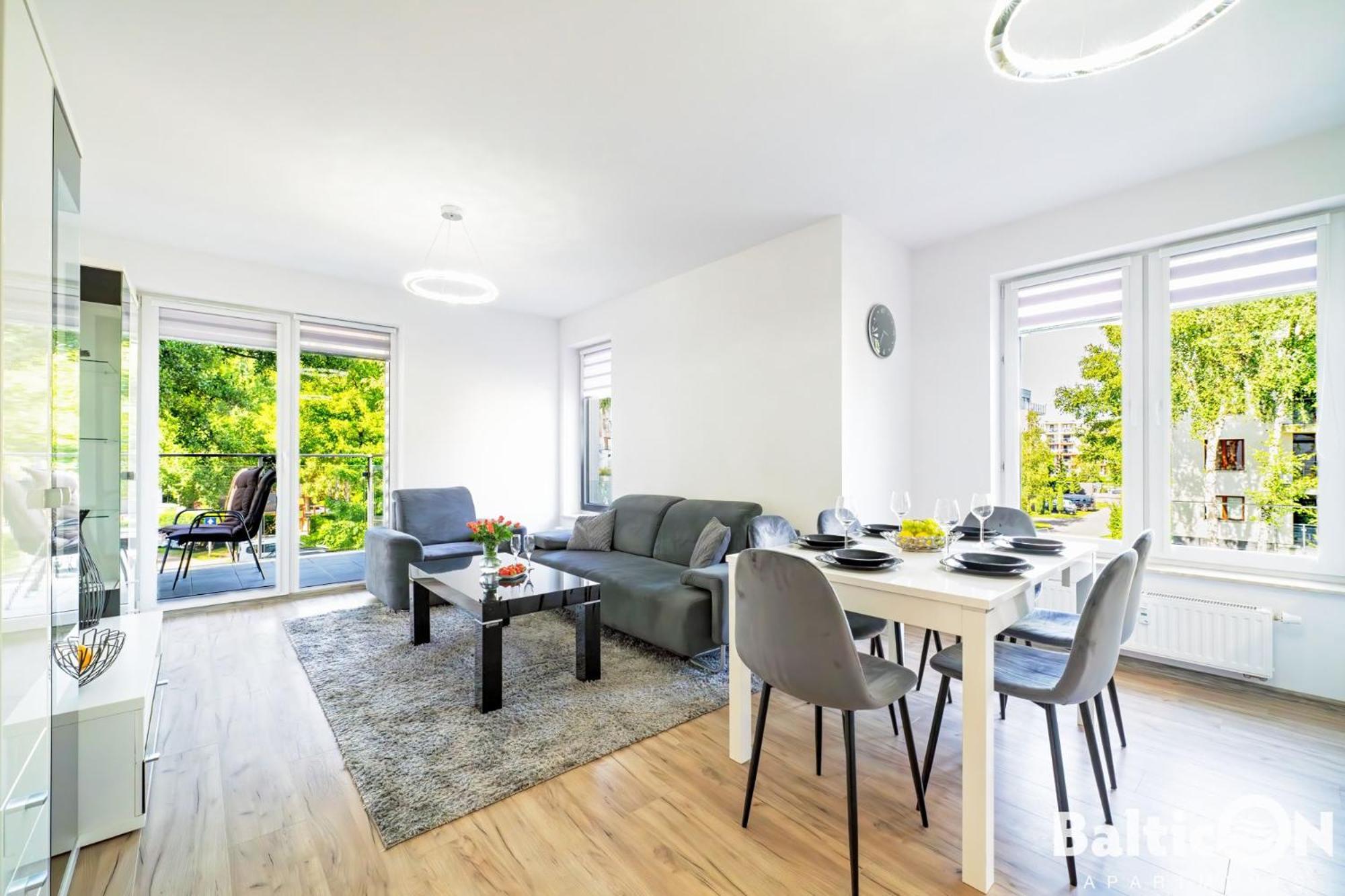 Apartamenty Balticon Polanki - Sauna, Fitness Inclusive - Basen Latem, Pool Im Sommer コウォブジェク エクステリア 写真